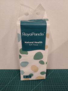 【12Pack Carton】RoyoPanda Hanging Tissue Facial Tissue 2Ply Thickened Air-cushion Deluxe Comfort Pulldown 120*170MM Bathroom/Kitchen/Personal Use