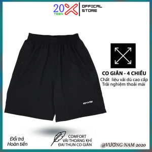 Quần short nam thể thao 20X FASHION ống rộng mặc nhà cao cấp vải dù gió co giãn nhẹ VNO65