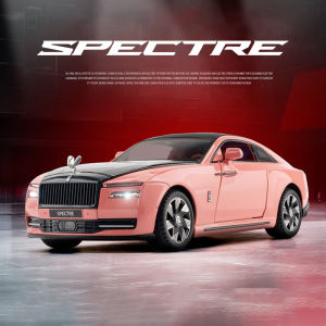 1:24 Scale Rolls Royce Spectre Alloy Car Model Diecast Car Sound Light Car Lovers Collection Kids Birthday Gift Metal Boys Toys