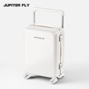 JUPITER FLY Luggage 20/24/28 inch aluminum frame wide pull rod Silent 360° rotating wheel TSA lock