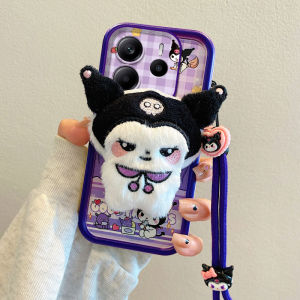 เคสโทรศัพท์ Redmi Note 14 5G 4G RedmiNote14ปลอกนิ่มลายการ์ตูนผ้ากำมะหยี่น่ารักพร้อมตุ๊กตาลายโปเกมอนปกป้องเลนส์ฝาหลังซิลิโคนกันกระแทก