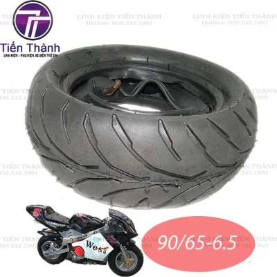 Vỏ Và Ruột Xe Tam Mao Ducati Xe Ruồi 50cc Lốp Trước 90/65-6.5