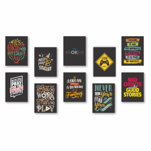 HIASAN DINDING KAMAR DEKORASI QUOTES MOTIVASI PAJANGAN RUMAH TEMA MINIMALIS WALL DECOR VARIAN | DMI Poster Craft - WORK AND PLAY
