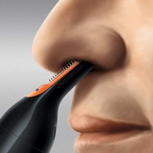 Kemei 3in1 Rechargeable Nose Trimmer Beard Trimer for Men Ear Cleaning Eyebrow Nose Hair Trimmer for Nose and Ear Shaver Hair Removal