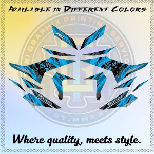 Rusi Flash 150 Carmeye Sj Racing Concept Decals
