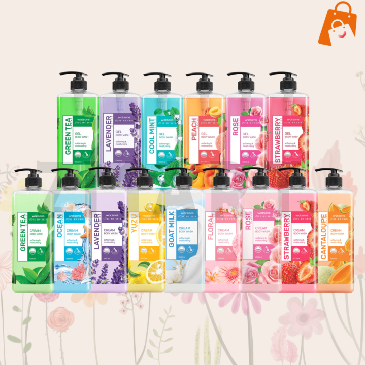 Watson Watsons Gel Bath Body Wash 1L Litre Lazada