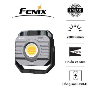 Đèn pin cắm trại Fenix CL28R sáng 2000 lumen chiếu xa 58m pin liền thân 10.000mAh có powerbank có thay đổi nhiệt màu