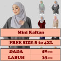 Mini Kaftan Baju Kelwar Ironless Fit S to 3XL / Free Size Blouse Kaftan / Italian Crepe. 