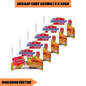 5PCS Mie Sedaap Goreng Chef Devina Lengkap dengan Sambal Merah