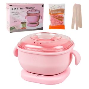 Hair removal wax set heating wax machine hot wax epilate machine wax bean machine 1pc wax warmer + 100 g wax pellets + 10 wax scrapers