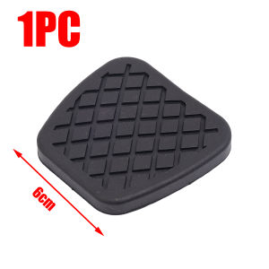 Pphha】แผ่นแป้นคลัทช์เบรครถ2ชิ้นฝาครอบป้องกันแป้นเบรกยางกันลื่นคุณภาพสูงสำหรับ46545-SA5-000ฮอนด้า