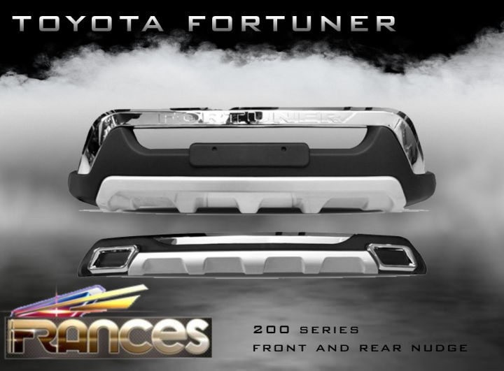 Toyota Fortuner G 2021 to 2025 Front and Rear Bumper Nudge Protector