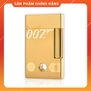 Hộp Quẹt Bật Lửa Dupont D203V Họa Tiết Điệp Viên 007 Độc Đáo - Dùng Ga Đá Cao Cấp