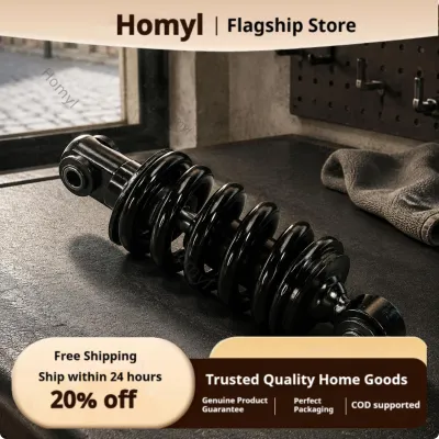 Homyl Vibration Reduction Electric Scooter Rear Shock Steady Ride Rear Shock Absorber Coil Improved Comfort Damper Part Enhanced Stability