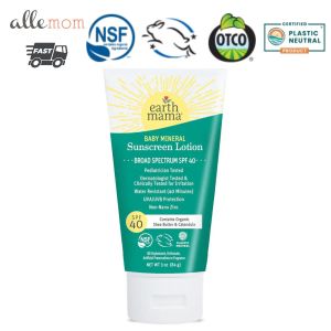 Earth mama Organics Baby Mineral Sunscreen Lotion - SPF 40 3oz/84g EXP 0927