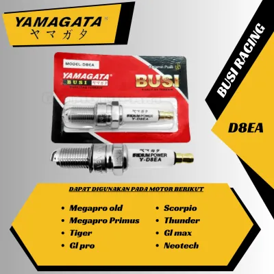 Busi Racing Iridium D8EA Megapro Tiger Megapro primus GL PR GL MAX Neotech Scorpio