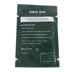 Portable Chest Seal Vented First aids Patches Outdoor Tool Emergency Trauma Sticker for Open Chest Wounds Enduring