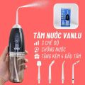 Máy Tăm Nước Optismile Vanlu, Máy Tăm Nước Cầm Tay 3 Chế Độ Nước Kèm 4 Đầu Tăm Siêu Sạch, Máy Tăm Nước Vệ Sinh Làm Sạch Răng Miệng, Máy Tăm Nước Nha Khoa Cầm Tay. 