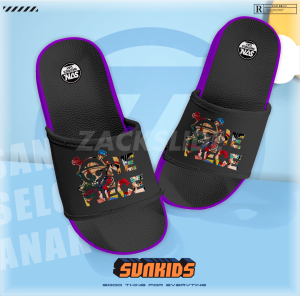 Selop Anak-Anak Trendy BRZ 598 Dengan Berbagai Pilihan Warna Terbaru Sendal Flip-Flop Anak Anak Size 26-35