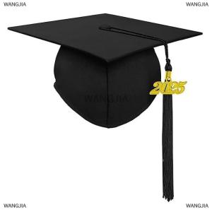 [COD] WANGJIA 2025 Academic Hat Headwear Academy Souvenir Caps Cosplay Supplies Charm Ornament DIY Fringe Graduation Dress Ceremony Hat Master