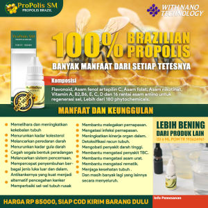 Obat Untuk Bau Mulut Menahun Nafas Bau Bau Mulut Permanen Mulut Perokok Dengan Herbal Propolis SM Brazil With Nano Technology