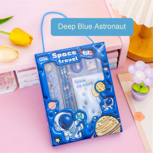 VIVOLILV 6 In 1 Stationery Set Childrens Cartoon Creative Stationery P High-quality And Safe Materials Birthday Gift Set Gift Box School Supplies