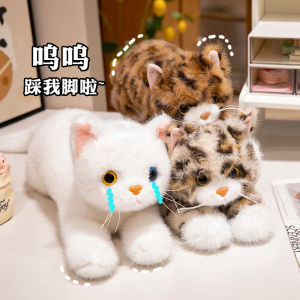 JOJO CASTLE 45/55cm Cute Simulation Ragdoll Cat Plush Toys Soft Stuffed 8 Colors Kitten Model Fake Cat Realist Animals Girls Valentines Day