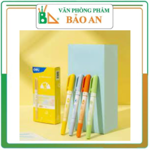 Bút dấu dòng 2 đầu Deli U373 bút dạ quang phiên bản Sơn Tùng Bút dạ quang