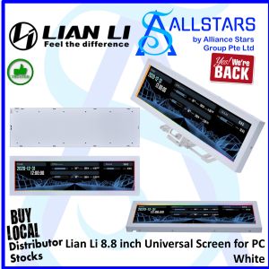 (ALLSTARS: DIY Promo) Lian Li 8.8 inch Universal Screen for PC (Black / SMO88X) / (White / SMO88W / LL 5059) (Warranty 1year with Corbell)