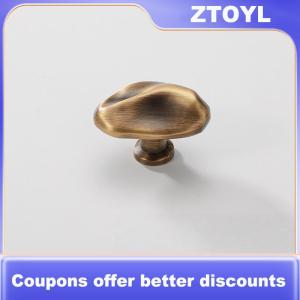 【ZTOYL】 1Pcs Simple Wardrobe Door Drawer Cabinet Bright Silver Handle New Chinese Furniture Single Hole Small Handle