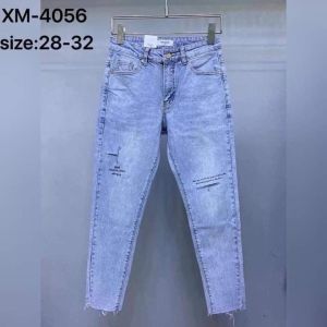 quần bò jean nam đen rách vá gối vải trắng đẹp mẫu mớichất jean co giãn chuẩn vnxk kaystoreonline