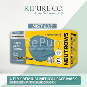 【FREE SHIPPING】Neutrovis Premium Medical Face Mask Respack KF94 Cherish Mask Earloop Disposable 3 ply Non Woven Earloop RePure Mask Thick Flu Protection Haze Dust
