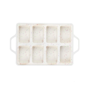 Không dính 8 khoang bánh mì thịt khuôn lớp Silicone bakeware chảo nướng cho bánh nướng xốp cupcakes và cheesecakes Ổ