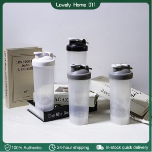 600ML Multifunctional Shaker Bottle Plastic Leakproof Protein Mixing for Gym Sport Mixing Cup