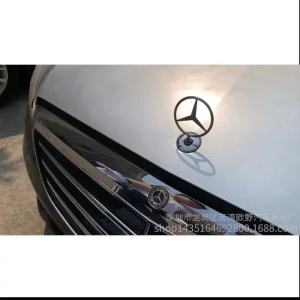 [ DaintreeC ]Chrome 3D Zinc Alloy Car Front Cover Logo for Benz W204 W210 W212 C200  -Benz Emblems Car modification parts