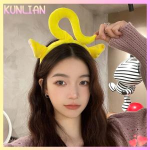 [KUNLIAN] 1 chiếc băng đô teletubbies băng đô hoạt hình Anime Kẹp tóc ba chiều dễ thương Băng đô trang điểm mặt phụ nữ Phụ kiện tóc