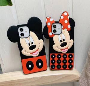 Mickeymouse Minimouse Cartoon silicon case for iphone X XS XR XsMax 11 pro max 12 pro max 12mini