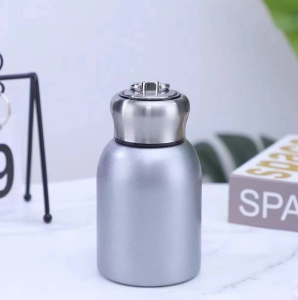 Mug Gelas baja tahan karat Botol Minum Thermos 300ml Mini Tahan Panas dan Dingin