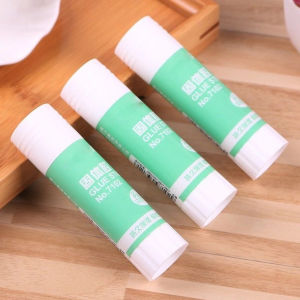 Lem Perekat Kertas Padat Glue Stick Lem Stik Batang Putar Sekolah Kantor Motif Korea Lucu