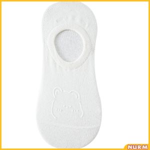 Nurm Boat Socks Female Shallow Mouth Bear Cute Japanese Cartoon Socks Spring And Summer Thin Socks