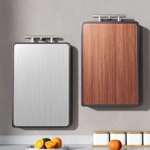 GAOSU Anti-Bacterial Double-sided Cutting Board Anti-Mold Anti-Slip Wood Chopping Board Rectangle Rust Proof Kitchen Chopping Block Kitchen