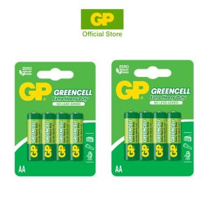 GP Carbon Zinc Greencell 4 AA Battery