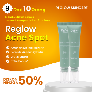 Reglow Skincare Acne Spot Double Action Gel Reglow By Dr Shindy Putri Obat Totol Jerawat Perawatan Kulit Berjerawat Mudah Meresap Bumil Busui