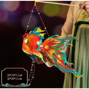 Đồ chơi trung thu - lồng đèn cá có đèn tự thiết kế giúp bé thể hiện tài năng khéo léo sáng tạo