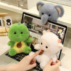 15CM Cute Animal Plush Toy Children Table Doll Ornaments Companion Doll Birthday Christmas Gifts Soft Sleeping Companion Kawaii