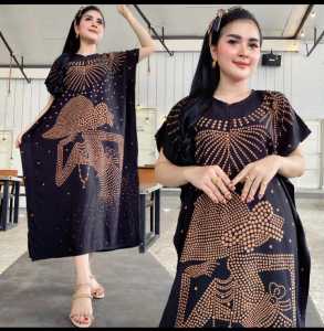 DASTER DRESS KELELAWAR RESLETING BUSUI TERBARU PAKAIAN WANITA DEWASA RECOMMENDED UNTUK SEHARI HARI NYAMAN ADEM MEWAH MASIH PAS UNTUK KONDANG LENGAN PENDEK