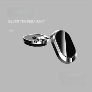 360° Degree Rotating Multi functional Aluminium Alloy Magnetic Car Mount Phone Holder For Samsung Vivo Oppo Xiaom