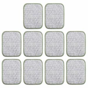 10PCS Reusable Dish Cleaning Cloth AntiScratch Oil Resistant Double Sided Scrubber for Kitchen Utensil Cookware