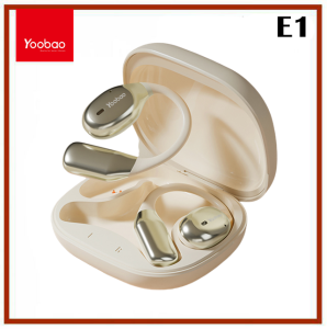 Yoobao E1 Ear Hook Design  Heavy Bass Music Touch Control Bluetooth V5.3 Earphone with Charging Case