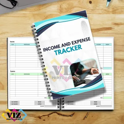 Income and Expense Tracker / Log book / Record Book / Journal / Notebook